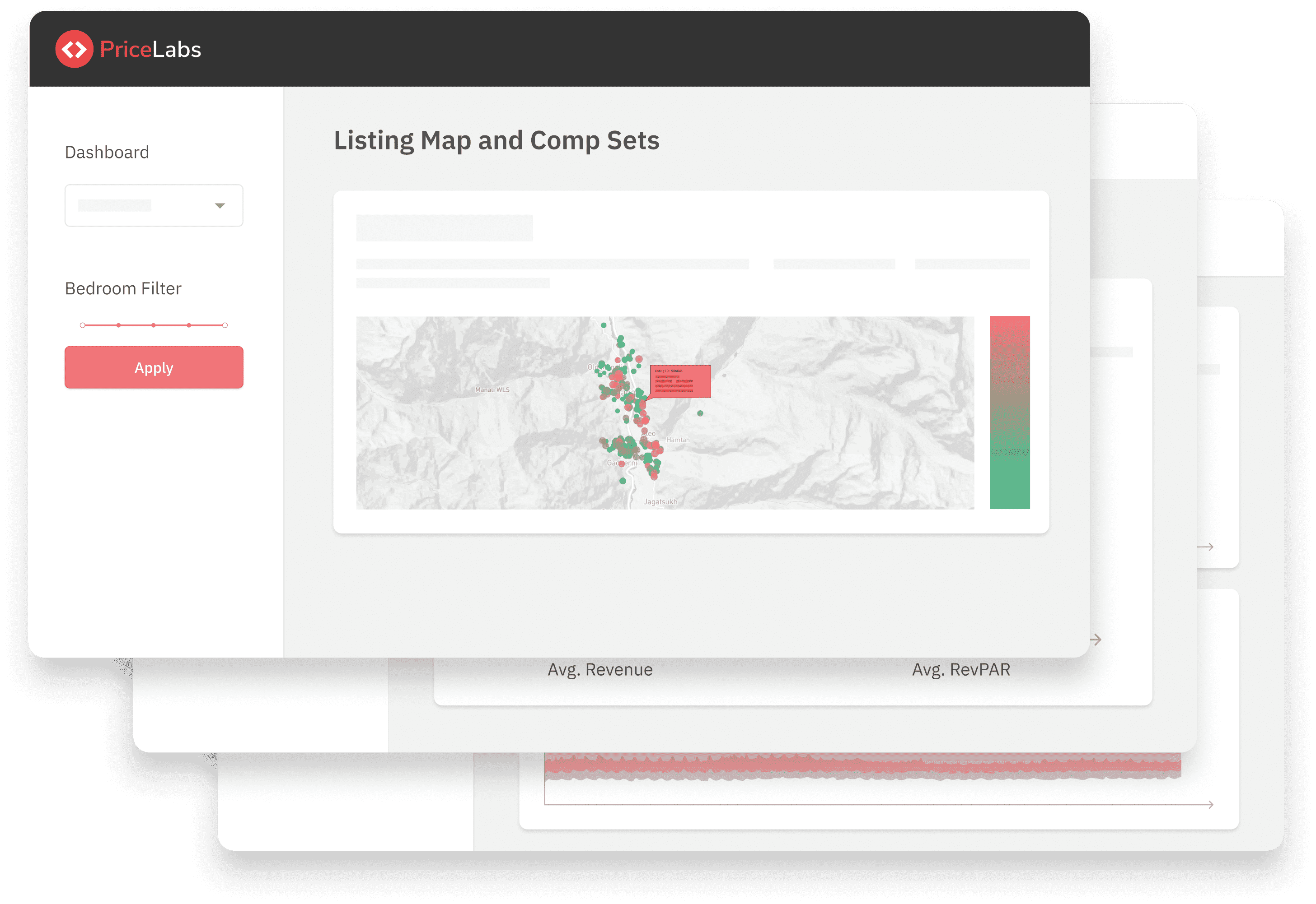 Market Dashboard for vacation rentals