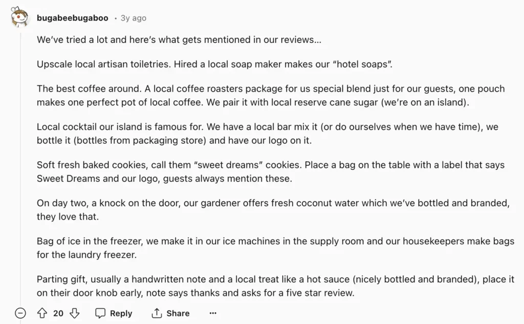 como adicionar comodidades no Airbnb