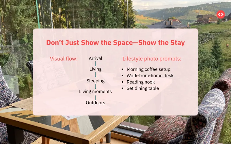 How to create a story with your space using Airbnb photos?