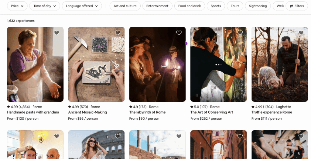 optimize your listings for unique experiences