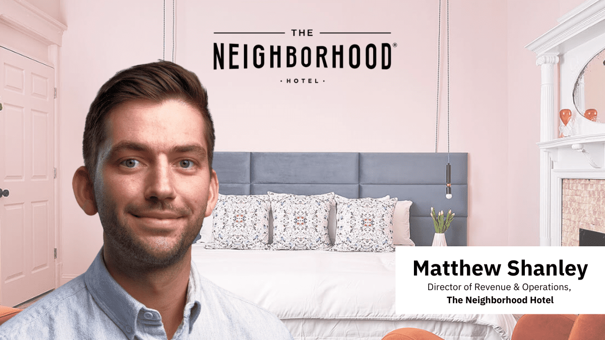 Matthew Shanley, The Neighborhood Hotel: Case study with PriceLabs