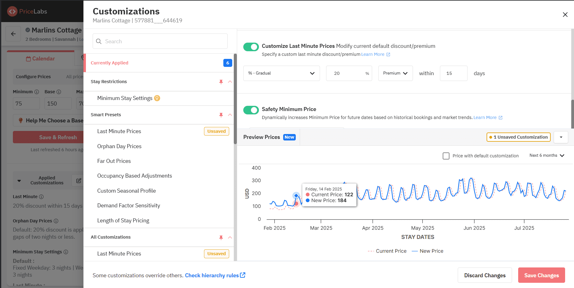 PriceLabs Customization Features