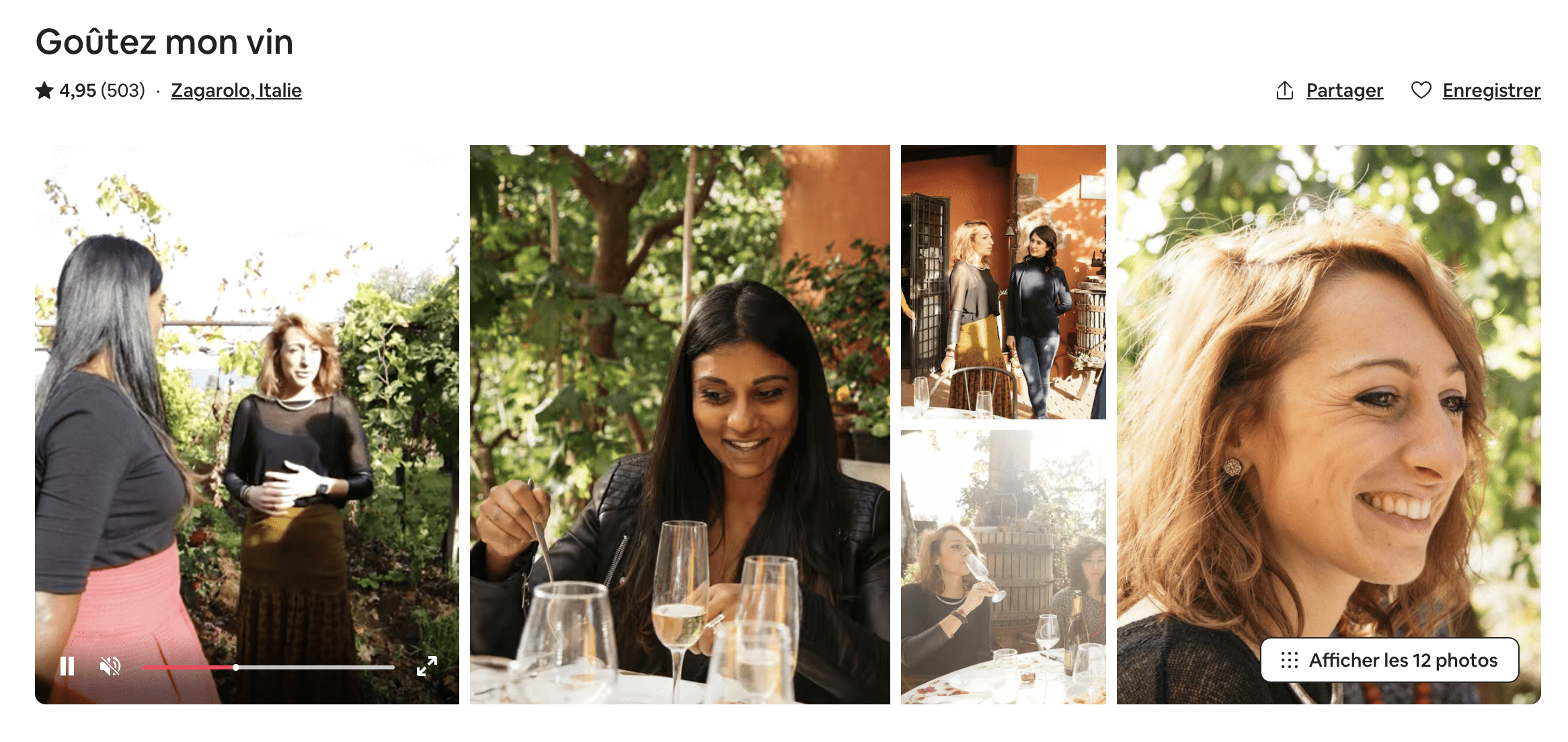 experience viticole italie