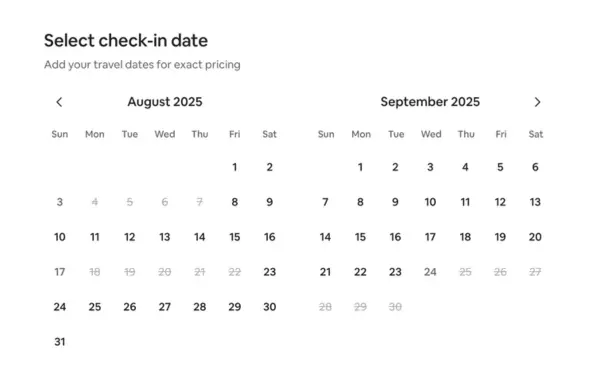 what are blackout dates