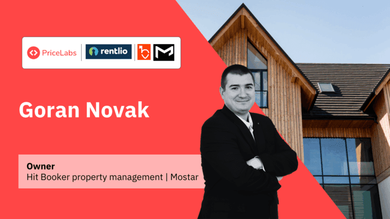 Mostar Property Management (Hit Booker) scaled short-term rental operations in the Western Balkans using PriceLabs and Rentlio for automation and dynamic pricing.