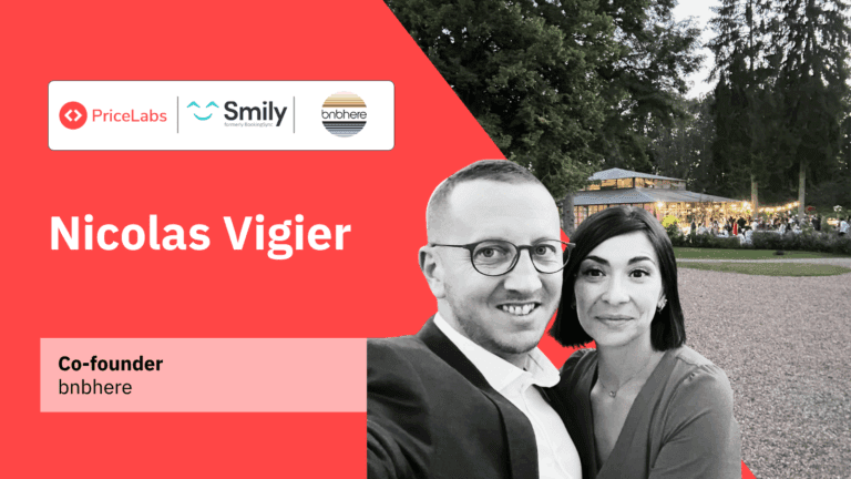 Nicolas, founder of BNBHERE, who started his short-term rental journey in 2014 with a single property in Antibes and grew it into a full-time business.