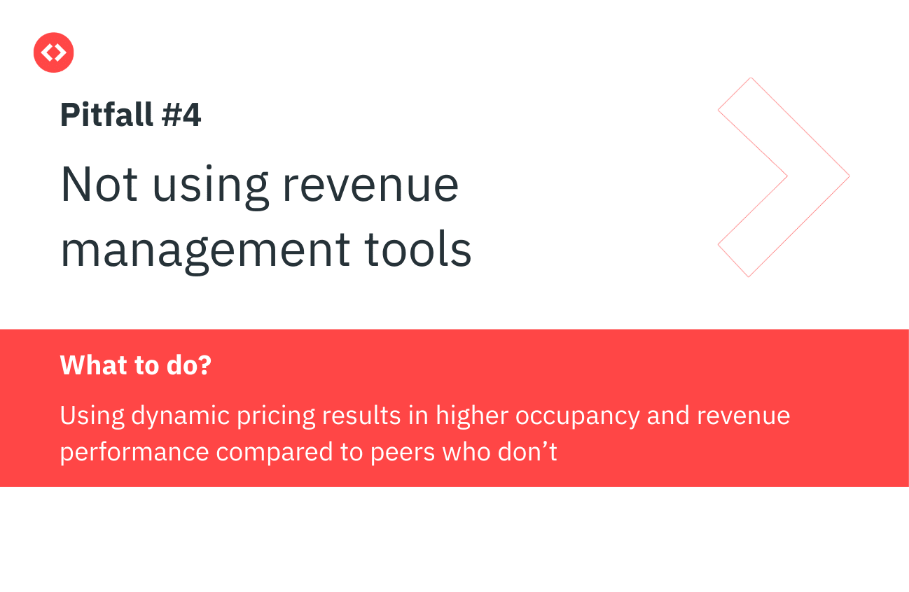 Pricing pitfalls #4: not using revenue management tools like PriceLabs