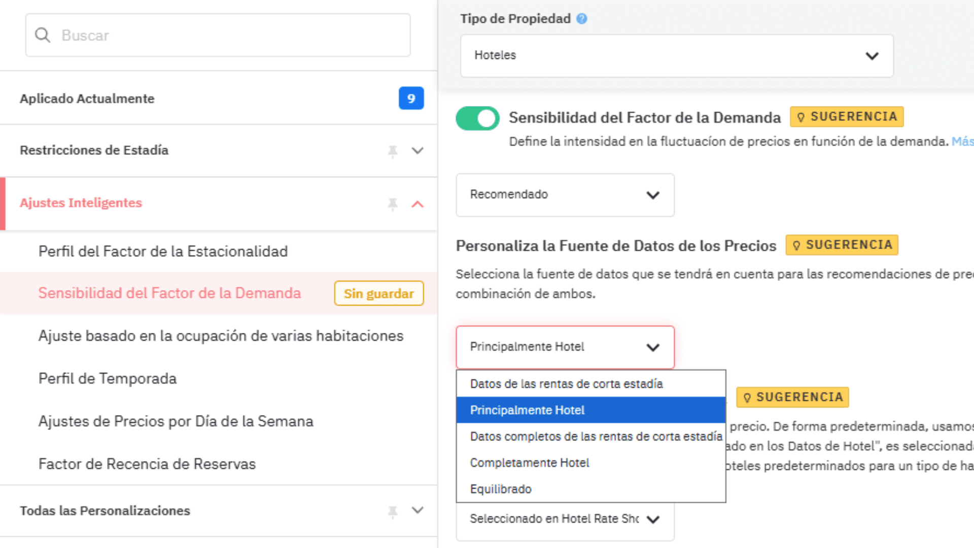 Spanish customization