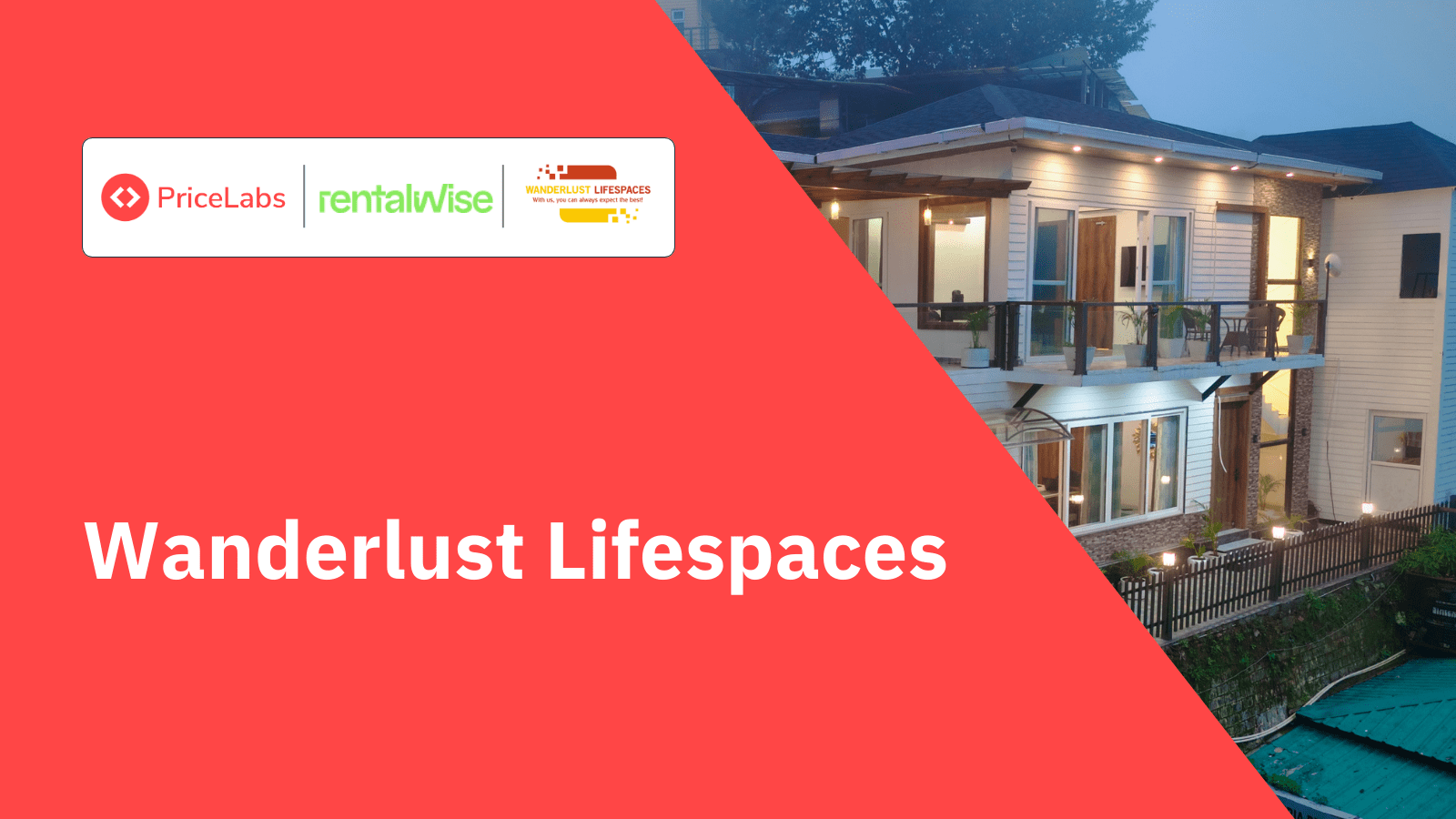 Wanderlust Lifespaces modern vacation rental property managed with PriceLabs dynamic pricing for holiday lets and integrated with RentalWise