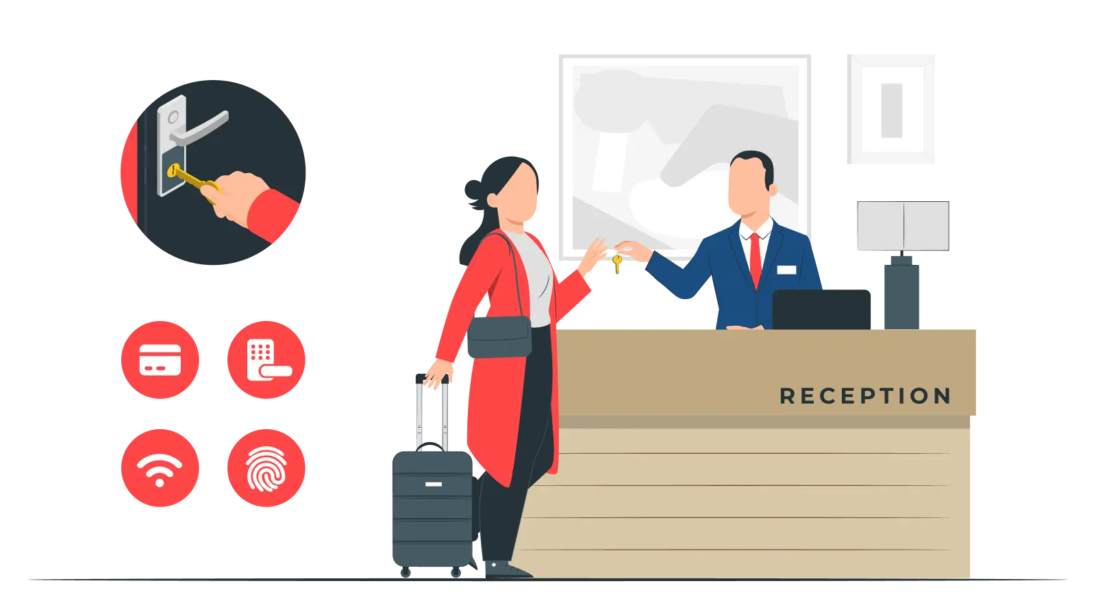 remise des clés airbnb