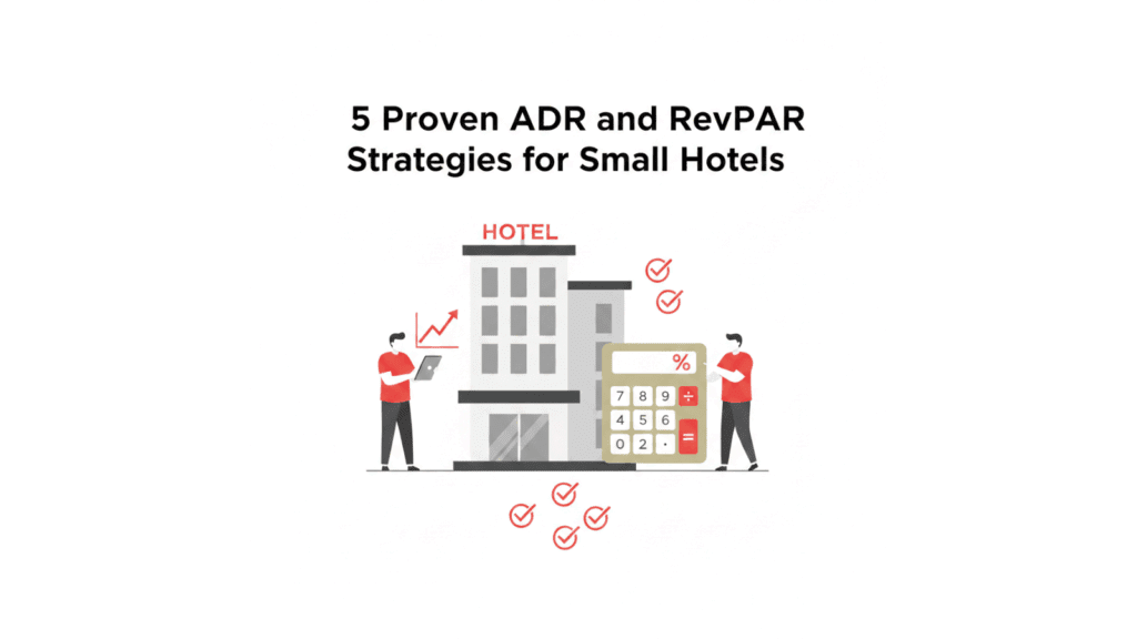 Small hotel ADR and RevPAR optimization