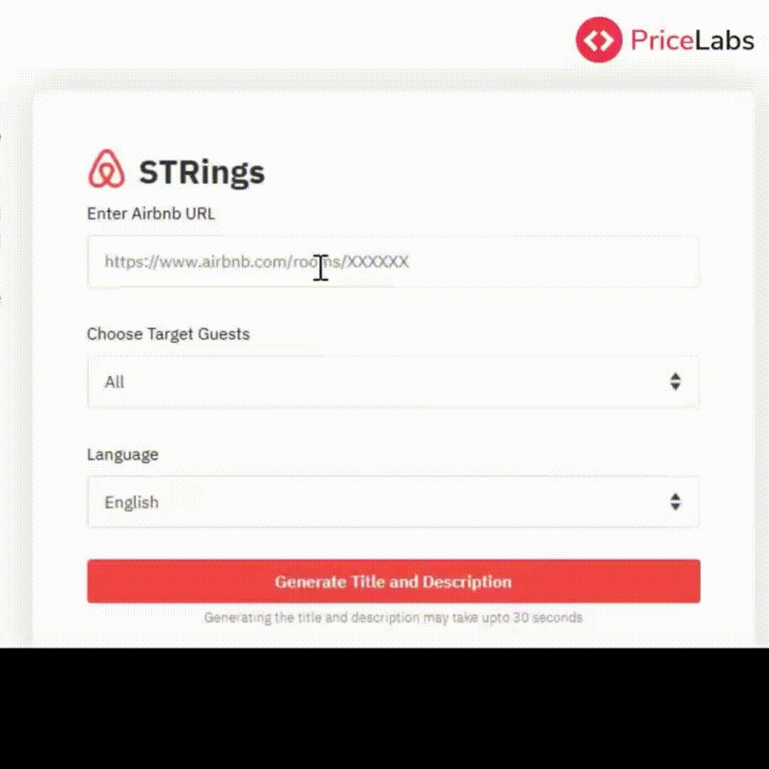 Airbnb Description Generator Tool