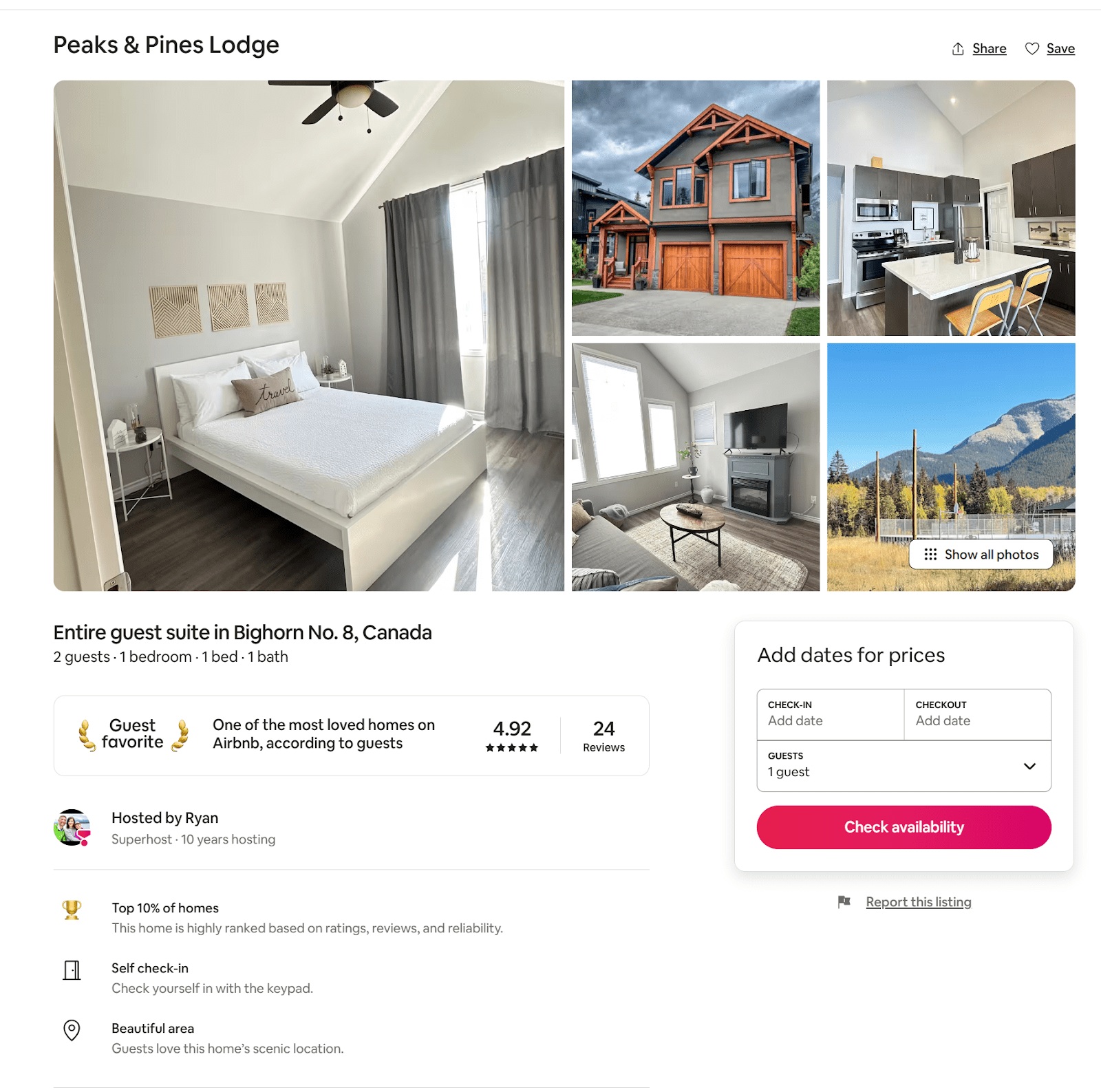 Airbnb listing optimization: photo analysis