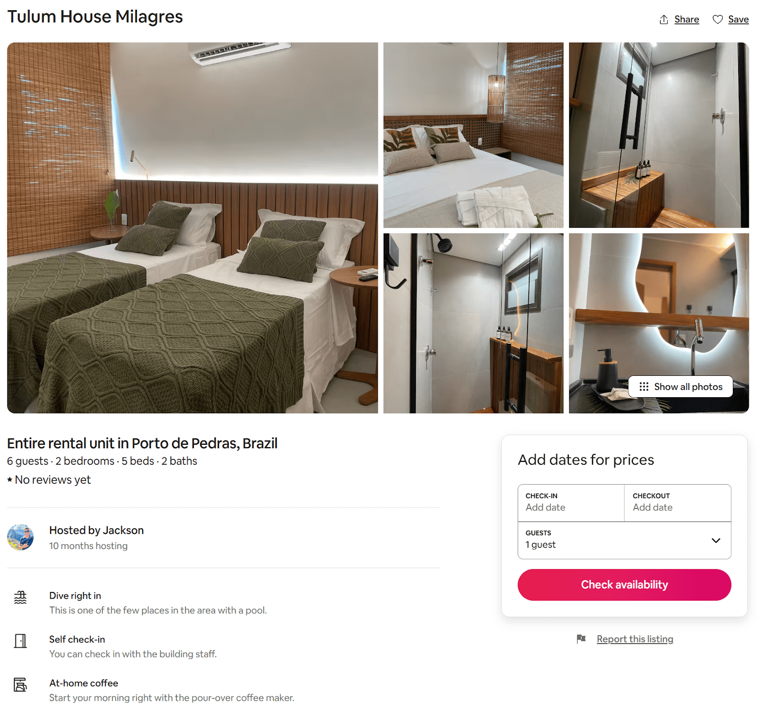 Airbnb listing optimization: consistency check