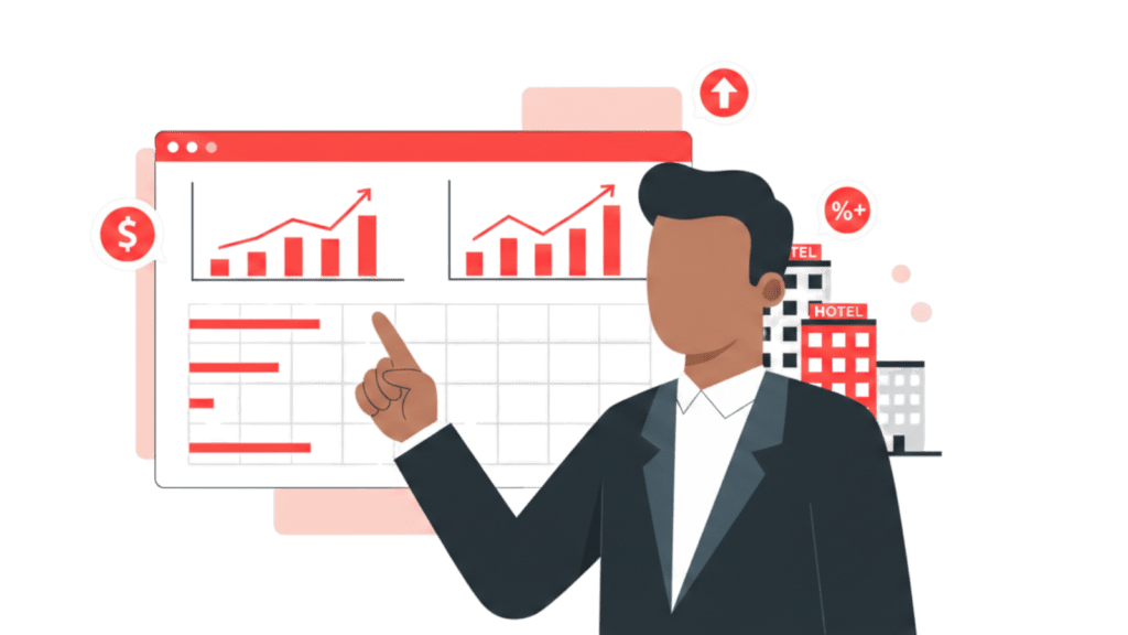How do hotels use dynamic pricing software to balance occupancy and revenue goals