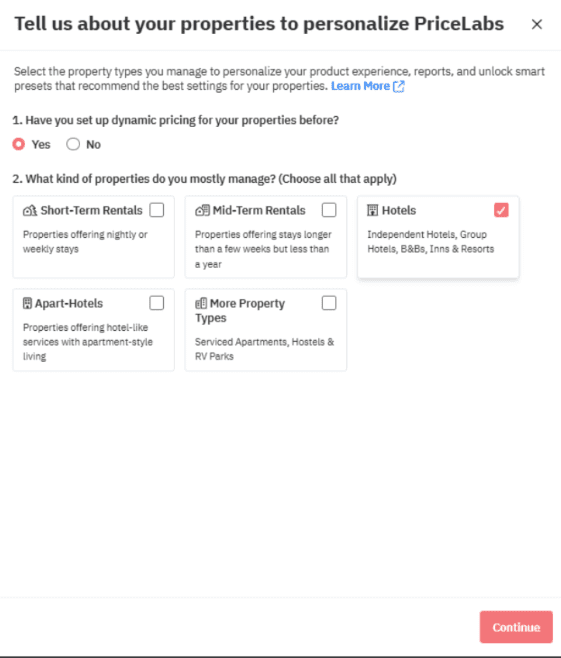 Adding your properties to PriceLabs