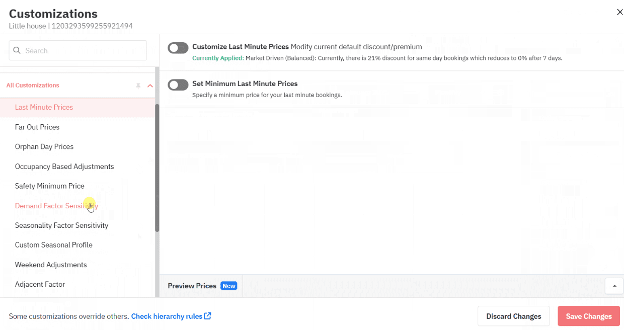 Hotel occupancy optimization

