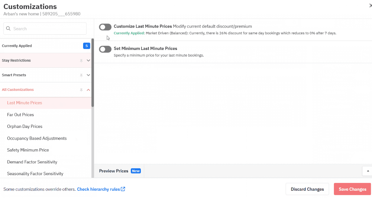 Last Minute Pricing in PriceLabs for Hotel Occupancy Optimization