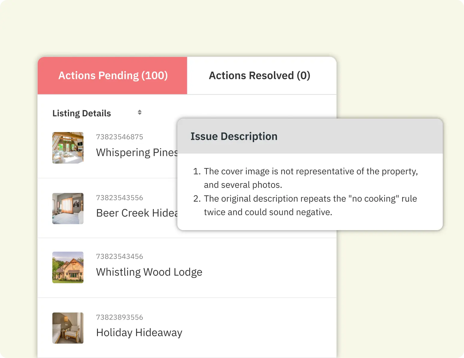 Use Listing Optimizer to understand the impact of your description