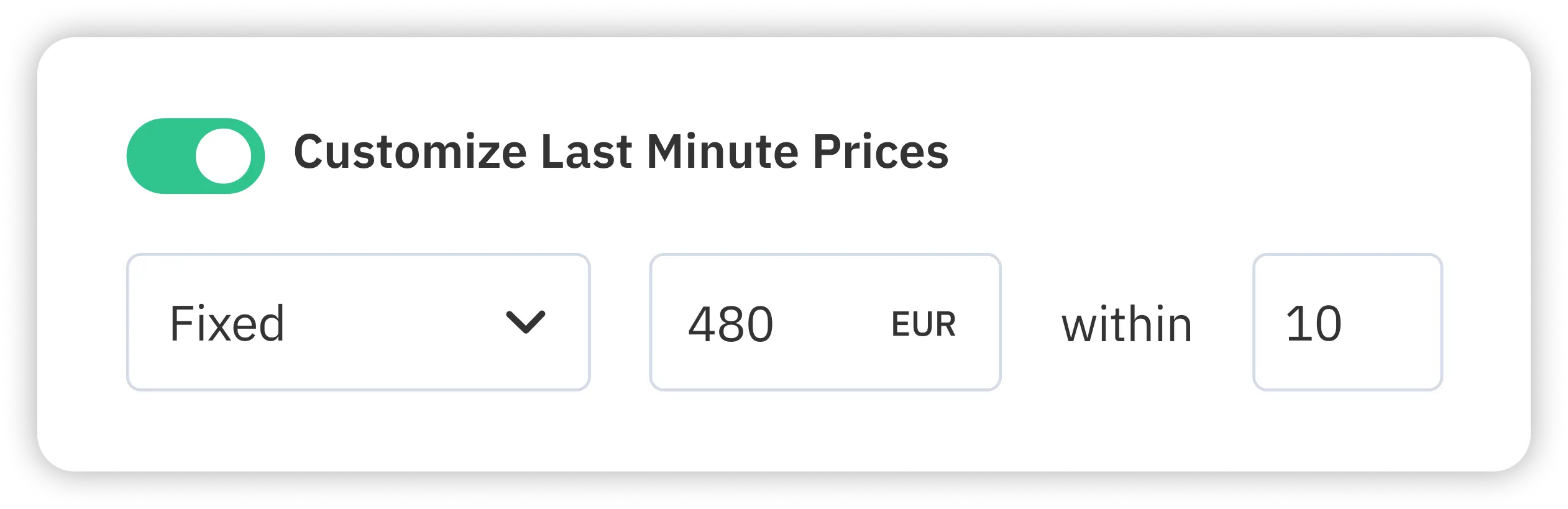 Adjust last minute prices in PriceLabs for your property
