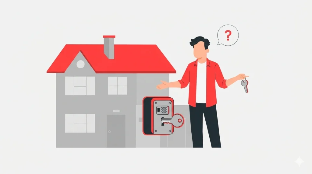 arrivee autonome avec boite a cle securisee airbnb