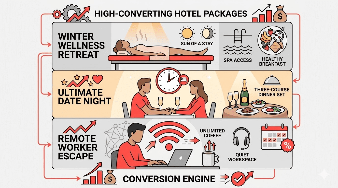 Creative packages for off season to increase hotel sales