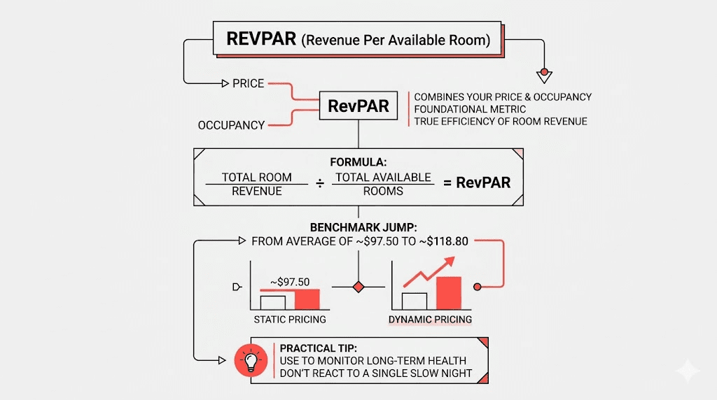 hotel dynamic pricing success metrics REVPAR