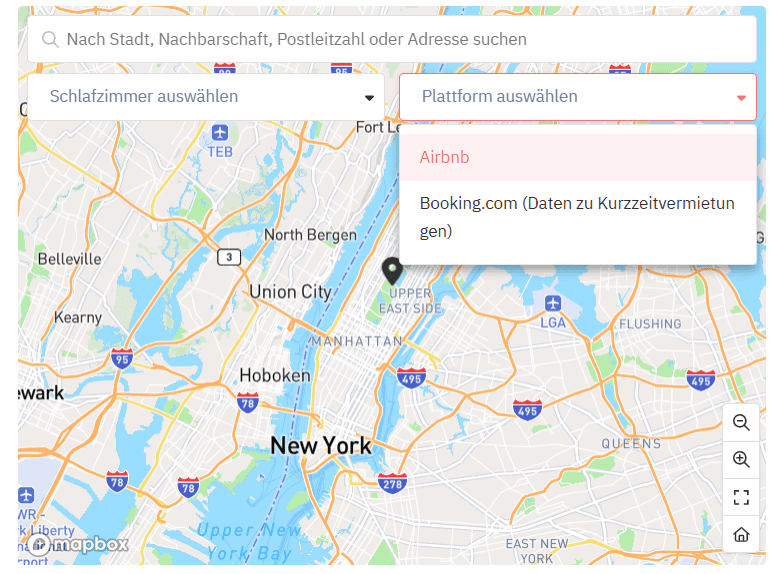 PriceLabs-RePRO-Karte zur Eingabe der Umsatzschätzung.