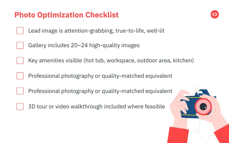 Photo optimization checklist