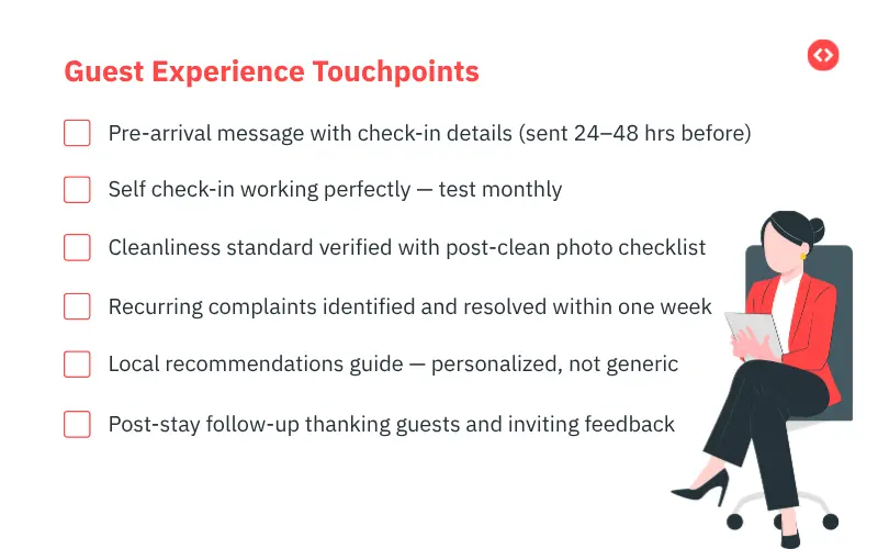 Guest experience touchpoints